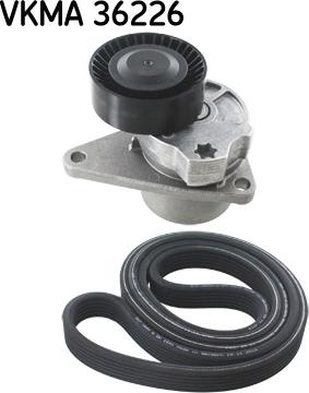 SKF VKMA 36226 - Поликлиновый ременный комплект onlydrive.pro