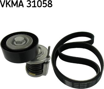 SKF VKMA 31058 - V-Ribbed Belt Set onlydrive.pro