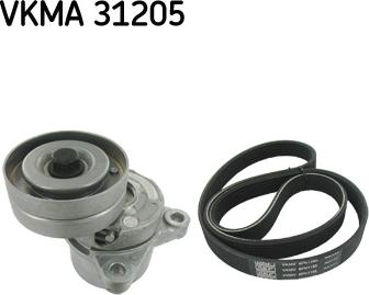 SKF VKMA 31205 - Поликлиновый ременный комплект onlydrive.pro