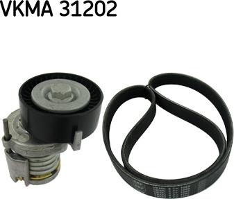 SKF VKMA 31202 - Поликлиновый ременный комплект onlydrive.pro