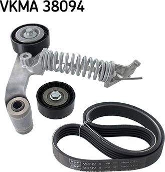 SKF VKMA 38094 - V-Ribbed Belt Set onlydrive.pro