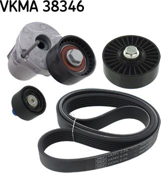 SKF VKMA 38346 - V-Ribbed Belt Set onlydrive.pro