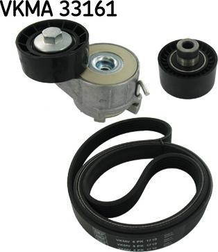 SKF VKMA 33161 - Поликлиновый ременный комплект onlydrive.pro