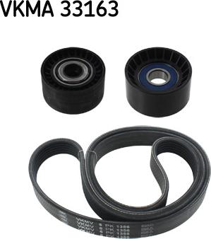 SKF VKMA 33163 - V-Ribbed Belt Set onlydrive.pro