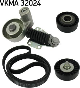 SKF VKMA 32024 - Поликлиновый ременный комплект onlydrive.pro