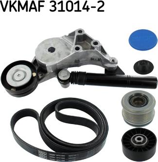 SKF VKMAF 31014-2 - Ķīļrievu siksnu komplekts onlydrive.pro