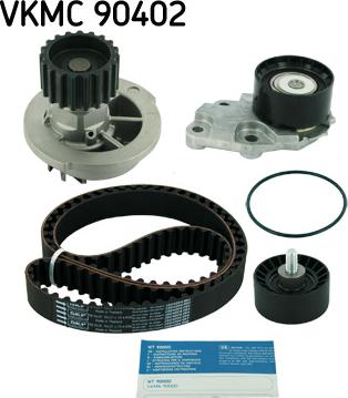 SKF VKMC 90402 - Vesipumppu + jakohihnasarja onlydrive.pro