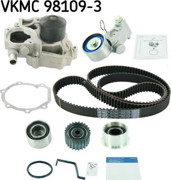 SKF VKMC 98109-3 - Водяной насос + комплект зубчатого ремня ГРМ onlydrive.pro