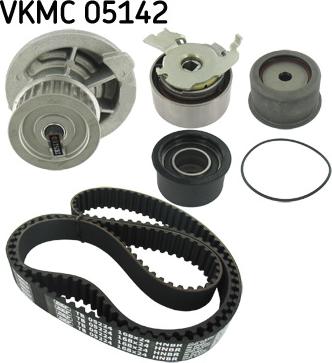 SKF VKMC 05142 - Водяной насос + комплект зубчатого ремня ГРМ onlydrive.pro