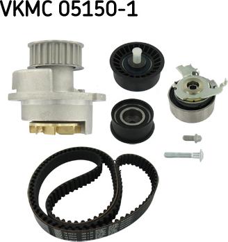 SKF VKMC 05150-1 - Водяной насос + комплект зубчатого ремня ГРМ onlydrive.pro