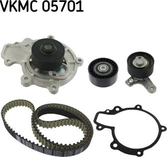 SKF VKMC 05701 - Water Pump & Timing Belt Set onlydrive.pro