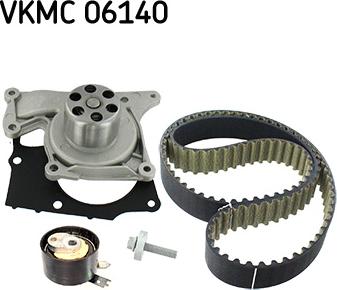 SKF VKMC 06140 - Ūdenssūknis + Zobsiksnas komplekts onlydrive.pro