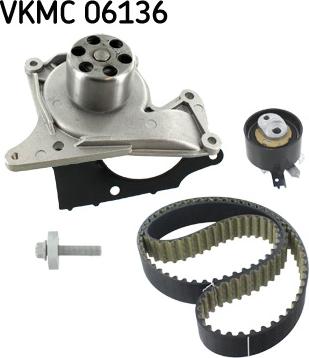 SKF VKMC 06136 - Water Pump & Timing Belt Set onlydrive.pro