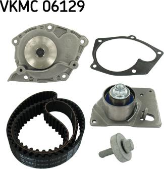 SKF VKMC 06129 - Vesipumppu + jakohihnasarja onlydrive.pro