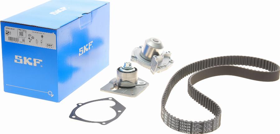 SKF VKMC 06127 - Vesipumppu + jakohihnasarja onlydrive.pro