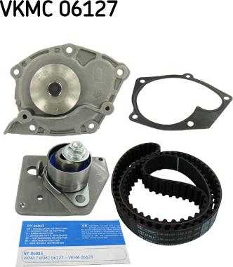 SKF VKMC 06127 - Vesipumppu + jakohihnasarja onlydrive.pro