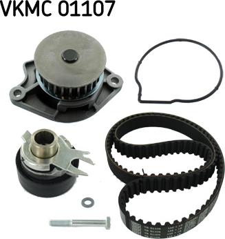 SKF VKMC 01107 - Vesipumppu + jakohihnasarja onlydrive.pro