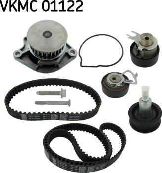 SKF VKMC 01122 - Vesipumppu + jakohihnasarja onlydrive.pro