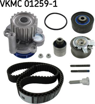 SKF VKMC 01259-1 - Vesipumppu + jakohihnasarja onlydrive.pro