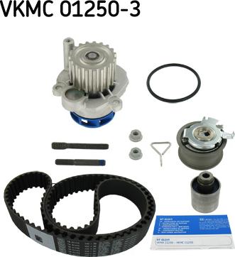 SKF VKMC 01250-3 - Ūdenssūknis + Zobsiksnas komplekts onlydrive.pro