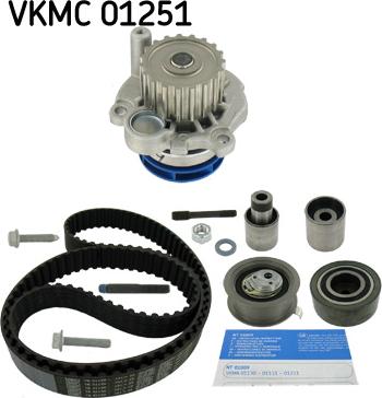 SKF VKMC 01251 - Водяной насос + комплект зубчатого ремня ГРМ onlydrive.pro