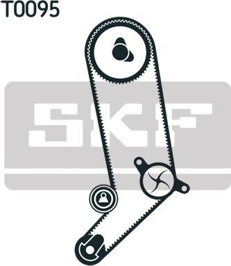 SKF VKMC 01265 - Water Pump & Timing Belt Set onlydrive.pro