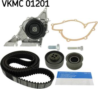 SKF VKMC 01201 - Veepump + hammasrihmakomplekt onlydrive.pro