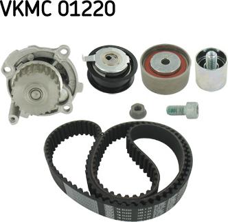 SKF VKMC 01220 - Vesipumppu + jakohihnasarja onlydrive.pro