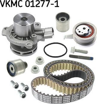 SKF VKMC 01277-1 - Ūdenssūknis + Zobsiksnas komplekts onlydrive.pro