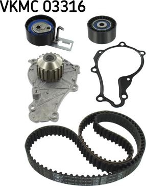 SKF VKMC 03316 - Water Pump & Timing Belt Set onlydrive.pro