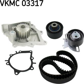 SKF VKMC 03317 - Water Pump & Timing Belt Set onlydrive.pro