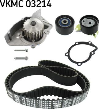 SKF VKMC 03214 - Water Pump & Timing Belt Set onlydrive.pro