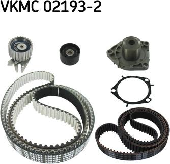 SKF VKMC 02193-2 - Veepump + hammasrihmakomplekt onlydrive.pro