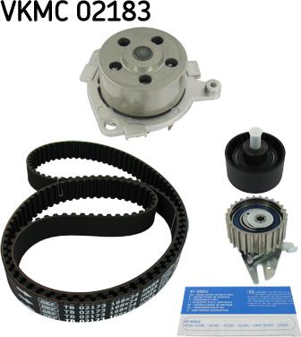 SKF VKMC 02183 - Vesipumppu + jakohihnasarja onlydrive.pro