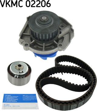 SKF VKMC 02206 - Водяной насос + комплект зубчатого ремня ГРМ onlydrive.pro