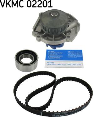 SKF VKMC 02201 - Veepump + hammasrihmakomplekt onlydrive.pro