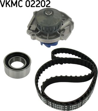 SKF VKMC 02202 - Veepump + hammasrihmakomplekt onlydrive.pro