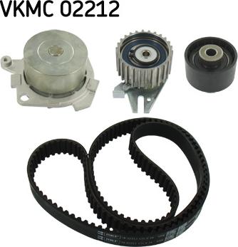 SKF VKMC 02212 - Vesipumppu + jakohihnasarja onlydrive.pro