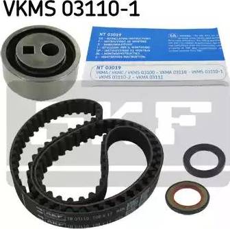 SKF VKMS 03110-1 - Hammasrihma komplekt onlydrive.pro