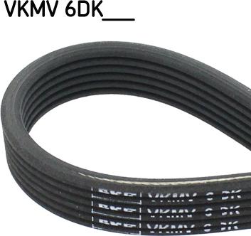 SKF VKMV 6DK1188 - V-Ribbed Belt onlydrive.pro