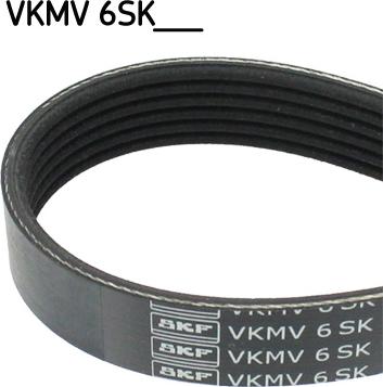 SKF VKMV 6SK1090 - Поликлиновой ремень onlydrive.pro