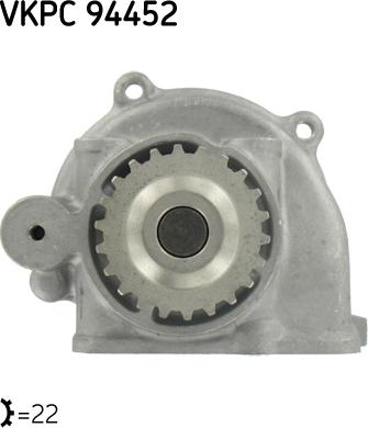 SKF VKPC 94452 - Water Pump onlydrive.pro