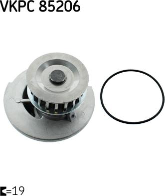 SKF VKPC 85206 - Vandens siurblys onlydrive.pro