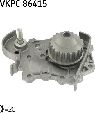 SKF VKPC 86415 - Water Pump onlydrive.pro