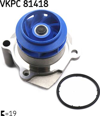 SKF VKPC 81418 - Ūdenssūknis onlydrive.pro