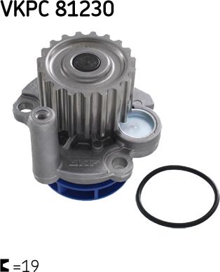 SKF VKPC 81230 - Water Pump onlydrive.pro