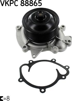 SKF VKPC 88865 - Water Pump onlydrive.pro