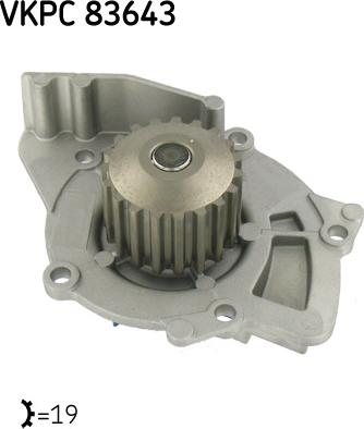 SKF VKPC 83643 - Water Pump onlydrive.pro