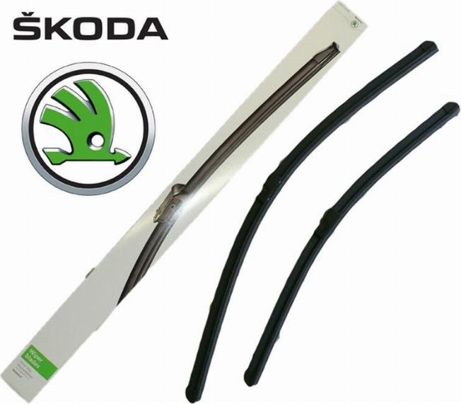 Skoda 5JB998001 - 1 set aerodynamic wiper blades onlydrive.pro