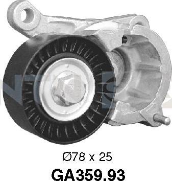 SNR GA359.93 - Pulley, v-ribbed belt onlydrive.pro